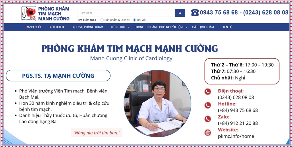 PHÒNG KHÁM TIM MẠCH MẠNH CƯỜNG